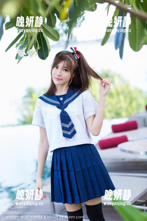 IMiss爱蜜社 - 面对绯月樱-Cherry的JK美图，你还在犹豫下载吗？