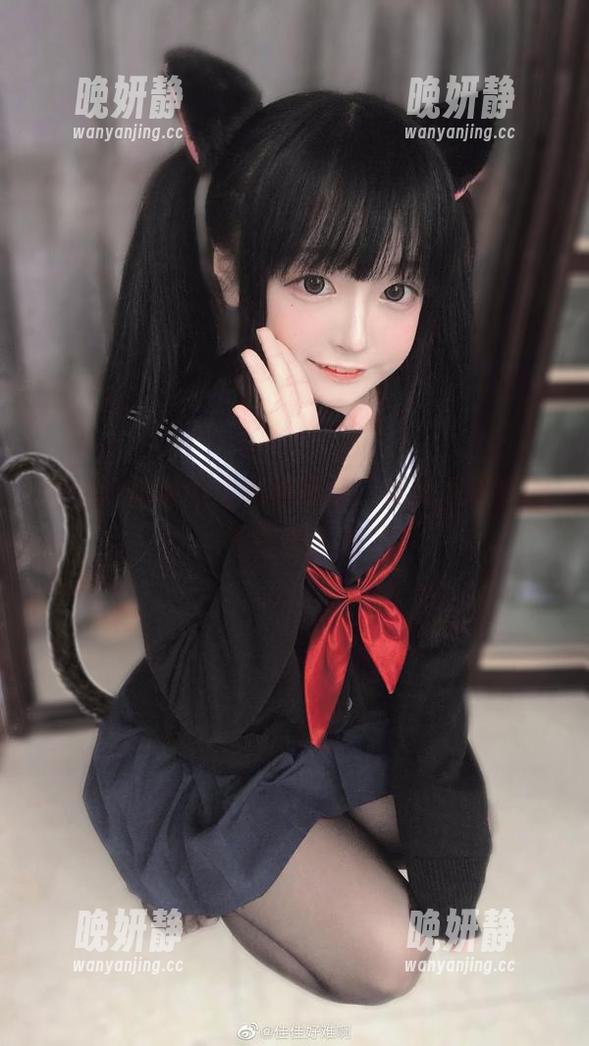 佳佳好难啊的法式猫耳娘，最新更新套图，一不小心入坑了！